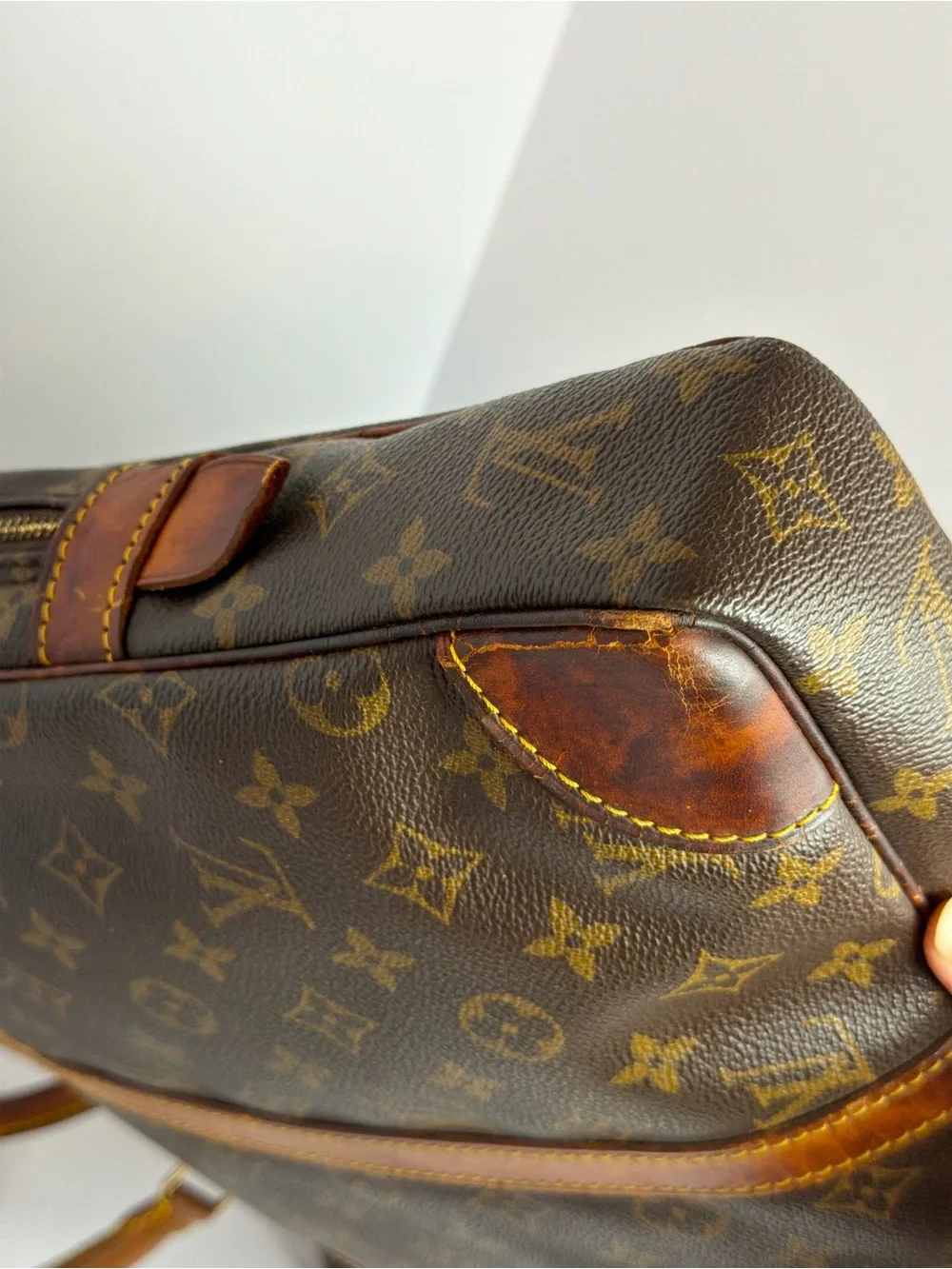 Vintage Louis Vuitton Monogram Canvas Porte Documents Voyage Briefcase